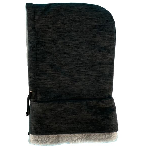 Soft Furry Hooded Head and Neck Warmer Faux Fur Drawstring - Picture 6 of 14